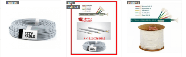 Cctv kamera kablosu