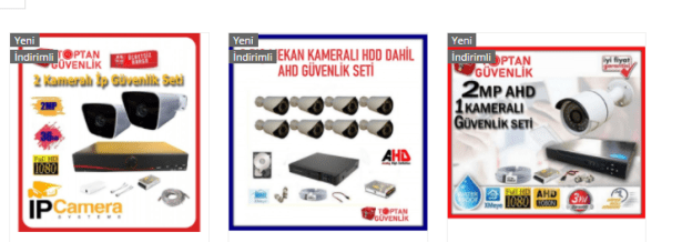 güvenlik kamerası sistemleri