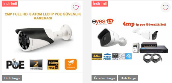 ip kamera fiyatları