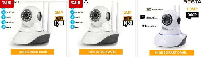 Harekete Duyarlı Kablosuz İzleme Kamerası