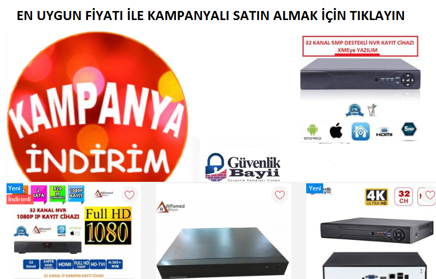 NVR kamera kayıt cihazı