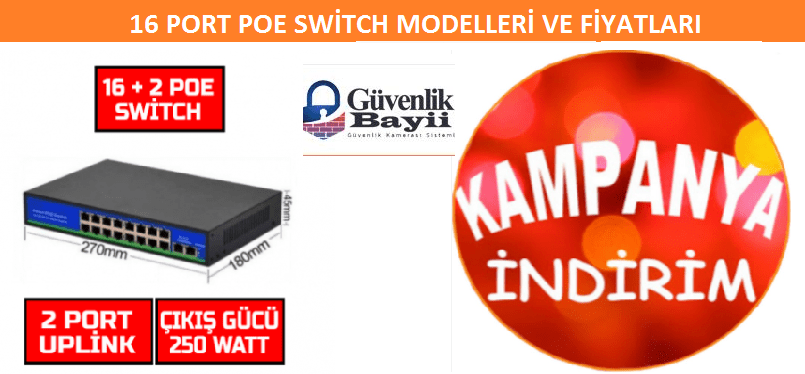 Poe Switch 16 port 10/100/1000 Poe Switch 16 port 10/100/1000