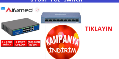 8 portlu poe switch fiyatları