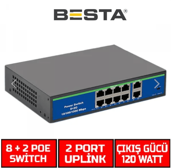 8 li poe switch
