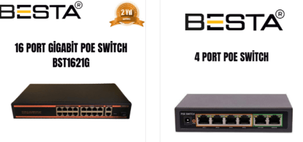Poe switch özellikleri