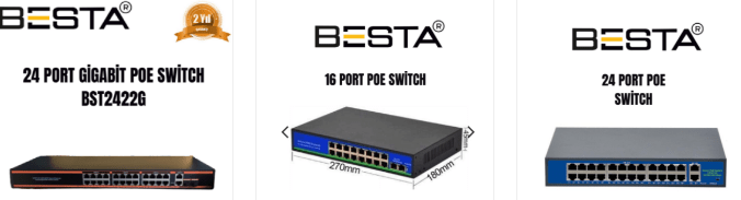 Yeni nesil Poe switch