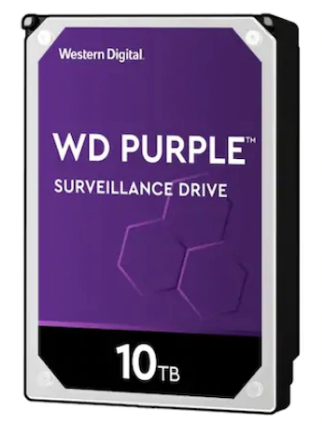 WD Purple WD101PURZ 10 TB güvenlik harddiski