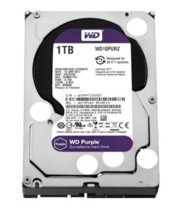 WD Purple WD10PURZ 1 TB güvenlik harddiski